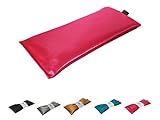 Unscented Eye Pillow - Migraine, Stress & Anxiety Relief - #1 Stress Relief Gifts - Made in USA,! (Hot Pink - Ultra Silky Satin)