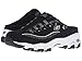 Skechers womens D'lites Resilient Fashion Sneaker, Black/White, 8.5 US