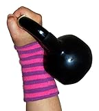 Cotton Kettlebell Wrist Protective Pads - Unisex (One Size Fits Most) (Pink Purple)