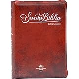 Santa Biblia Manual Letra Gigante ImitaciÃ³n Piel, Roja (Spanish Edition)