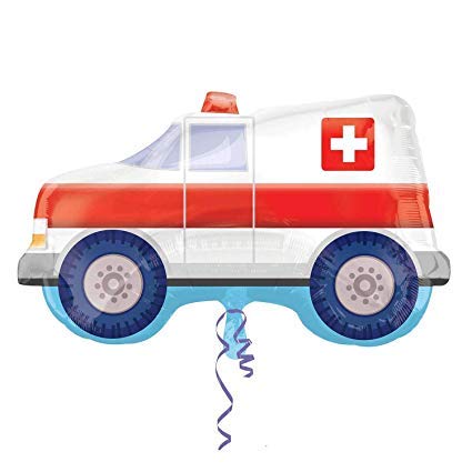 Transportation Party Supplies Vehicle Balloons Set( Truck Ambulance Police Car School Bus Fire Truck Tank Jet Balloons) Boys Birthday Party Decorations #TOP6