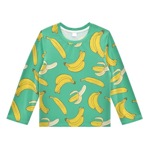 Image of CaTaKu Boys Swim Shirt Long Sleeve Rash Guard for Boys Toddler Rashguard Water Sun Shirt UPF+ 50 Swimwear