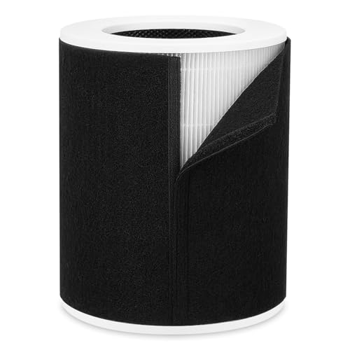 Image of H13 Replacement Filter Compatible with Dhyala KJ02 Air Purifier | High-Efficiency Activated Carbon Filter, Size: 8.7 inchL x 8.7 inchW x 10.7 inchH, Removes Pollen, Dust, Smoke,1 Pack