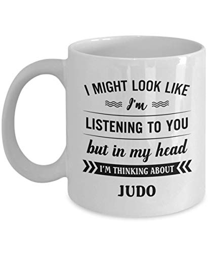 Judo Mug - I Might Look Like I'm Listening To You But In