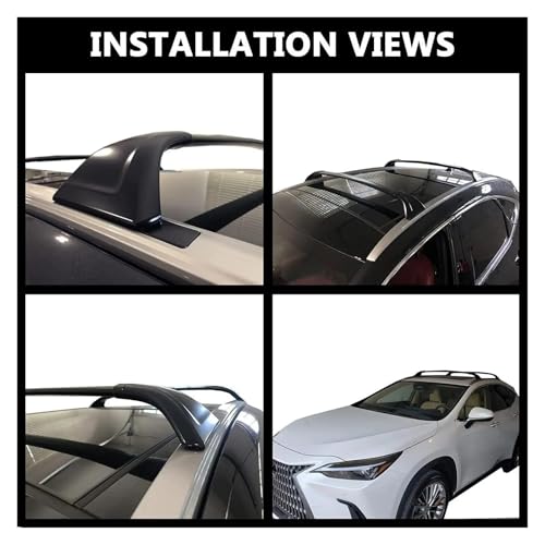 Barras de techo para Lexus NX 2022-2025 en aluminio gris 4