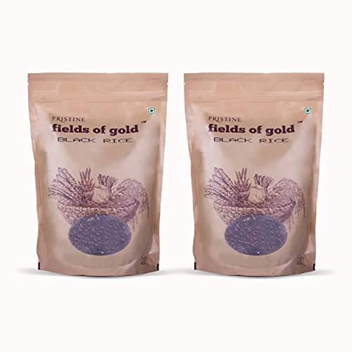 Image of PRISTINE Fields of Gold Black Rice, 1kg each - Pack of 2