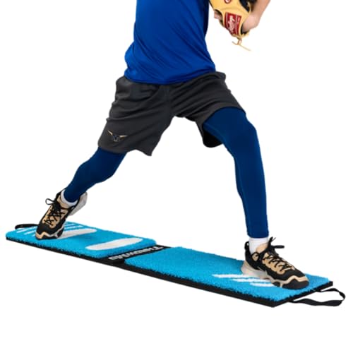 ThrowMo Trainer | The Original Stride-Direction Trainer for Baseball & Softball | Eyes-Up Tactile Feedback for Pitching & Hitting