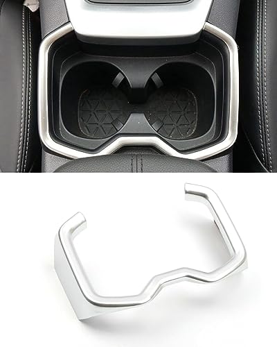Cubierta Portavasos Interior Matte Silver para Toyota RAV4 miniatura 1
