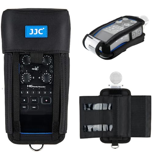 JJC Protective Case for Zoom H6 Handy Recorder on Tripod,Replace Zoom PCH-6