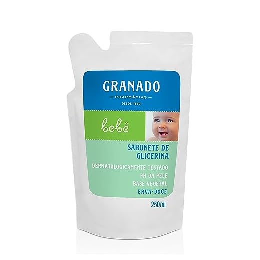 Granado Refil Sabonete Glicerina Bebê, Erva Doce, 250ml