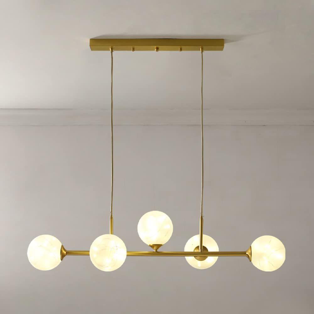 Lampe suspendue nordique en verre pour sublimer le plafond de votre salon ou cuisine