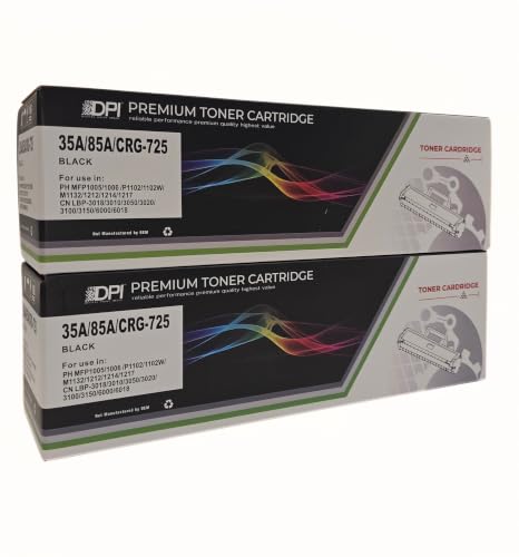 Toner, Dpi "HP 85A-CE285A Muadil Toner *2'li Paket P1102; P1104; P1120; M1212"
