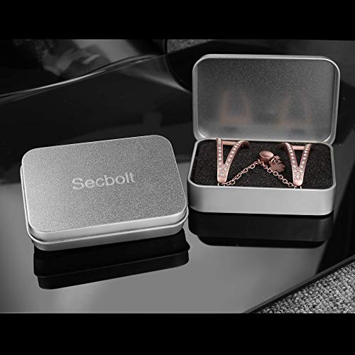 Secbolt Bling Bands Compatible With Apple Watch Band 42Mm 44Mm 45Mm Iwatch Series 8/7/6/5/4/3/2/1/Se, Women Dressy Metal Jewelry Bracelet Stainless Steel, Rose Gold #TOP6