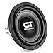 CT Sounds Hydro 10” Dual 2-Ohm 1000-Watt Shallow Mount Car Subwoofer