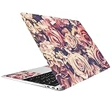 CREATCABIN June Rose Laptop Skin Aufkleber Netbook Skin Aufkleber Notebook Kunstaufkleber 12" 13" 13.3" 14" 15" 15.4" 15.6 Zoll Laptop Schutzhülle Wasserdicht Kratzfest Abnehmbar Einfach Anzubringen