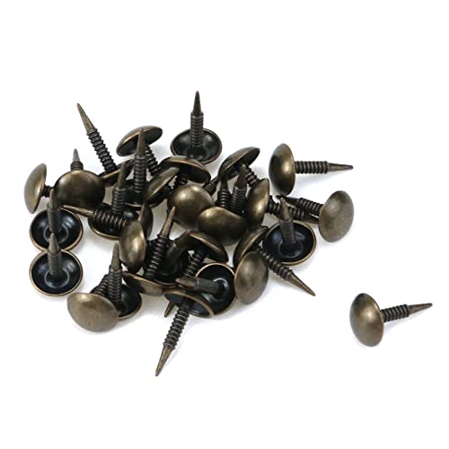 UTALIND 30 Pieces Upholstery Tacks, Decorative Tacks Threaded Nails 5/16