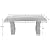 Arcadia Garden Products BE02 Fiberclay Garden, Outdoor Bench, Patio Seating for Front Porch Park Outside Furniture Decor, Gray