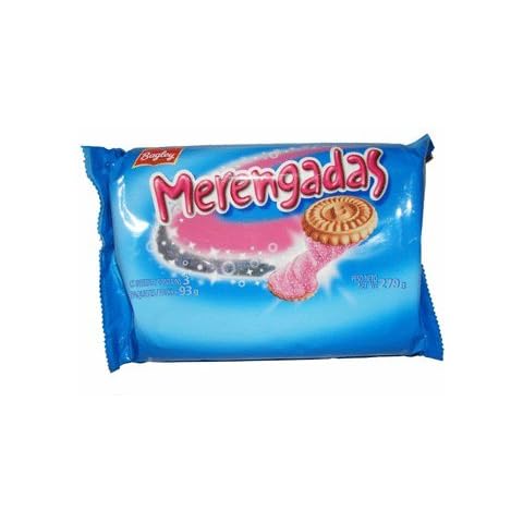 Bagley Merengadas Galletas Dulces Con Relleno Sabor Frutilla 279 grs. Cover