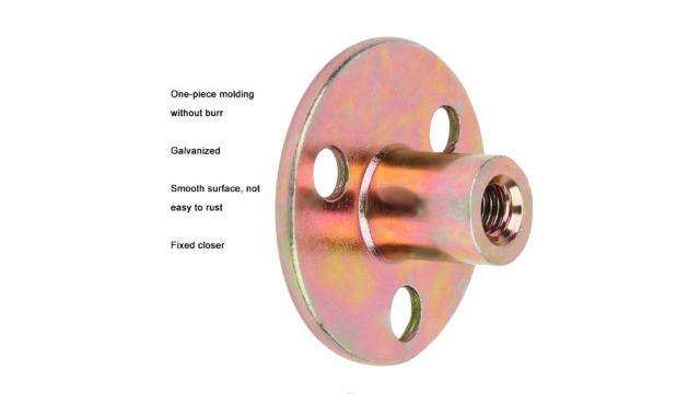 Dadi A T Con Flangia 3 Fori Canzoon - 24 Pezzi M6 M8 M10, Ferro Zincato Per Mobili E Pareti - Foto 11