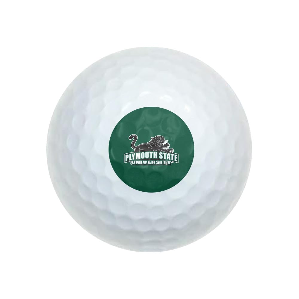 GRAPHICS & MORE Plymouth State University Primary Logo Novelty Golf Balls 3 Pack