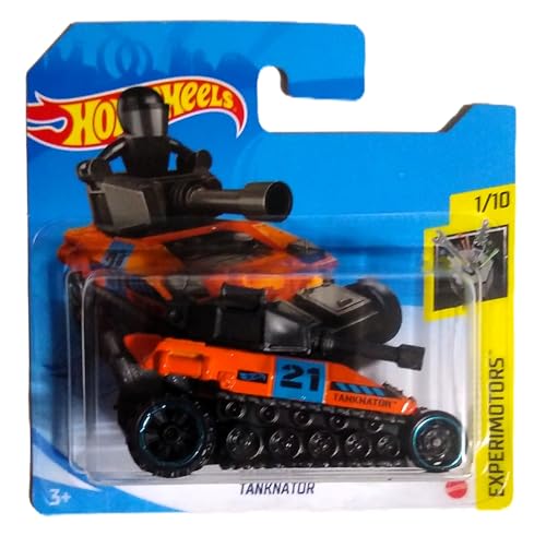 Hot Wheels Tanknator, Experimotors 1/10 [Orange] miniatura 1