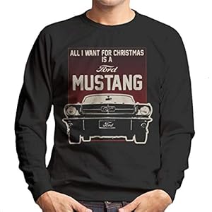 Ford Alles wat ik wil voor Kerstmis is een Mustang heren sweatshirt