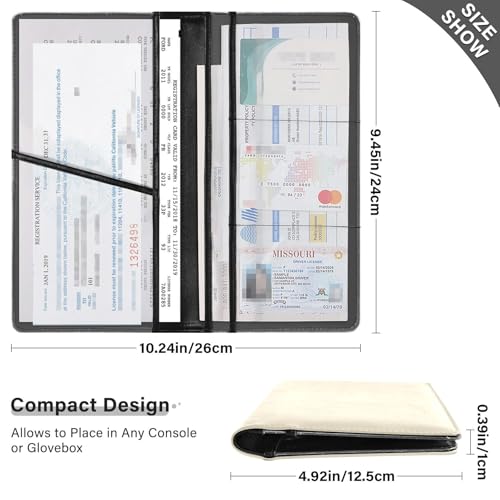 Organizador de Documentos Automotriz Beige miniatura 3