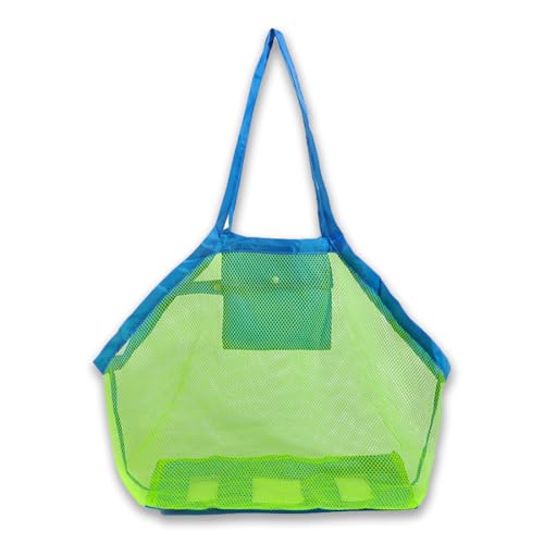 EIHI 1 peça mochila de praia saco brinquedos praia mochila brinquedos praia mala rede praia mala rede praia brinquedos praia bolsa de praia bolsa de praia grade cordão ajustável para nadar e brincar