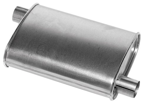 Image of Walker Installer Turbo 17614 Universal Exhaust Muffler 2.25 inch Inlet (ID) 2.25 inch Outlet (ID)