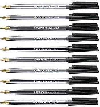 STAEDTLER 430 Medium Black (pack of 10)