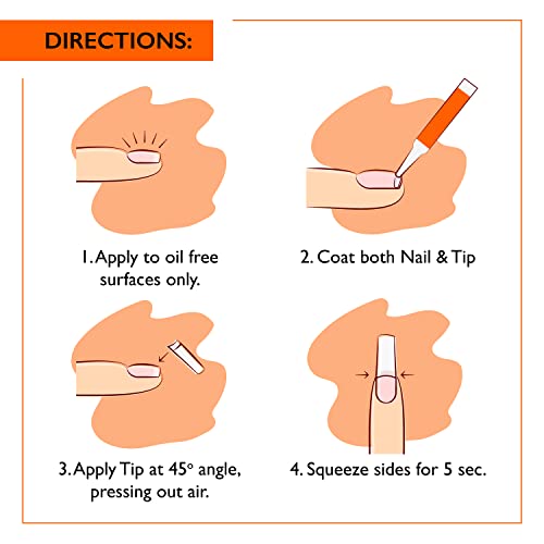 It Holds Super Strong Nail Glue For Acrylic Nails, Press On Nails, Professional Nail Adhesive Bond, Nail Tips Glue For Stick On Nails Long Lasting Nail Glue For Fake Nails Broken Nails Repair 0.07Oz #TOP5