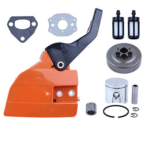 38mm Piston Ring Bearing Clutch Cover Brake Handle Kit Fit Husqvarna 36 136 137 Petrol Chainsaws Spa - //coolthings.us
