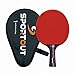 Raquette de Tennis de Table Professionnelle étui, Pingpong Raquette Paddle 9-Ply Bois 8 Couches Lame de Carbone