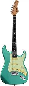 Guitarra elétrica TAGIMA - TG 500 MSG DF MG, Metallic Surf Green Dark Fingerboard Mint Green