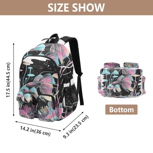 Mochila de viaje de estética artística ideal para escapadas de fin de semana y campus universitario 3