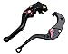 A pair of Short Billet Aluminum Clutch & Brake Levers Motorcycle Set Black for Honda CBR600RR 2007 2008 2009 2010 2011 2012 (Y-688H/F-33)