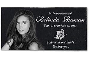 Personalized Human Memorial Stones for Loved Ones Outside
