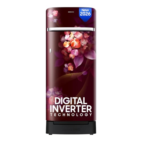 Samsung Store Samsung 215L 5 Star Red Direct-Cool Refrigerator - Image 2