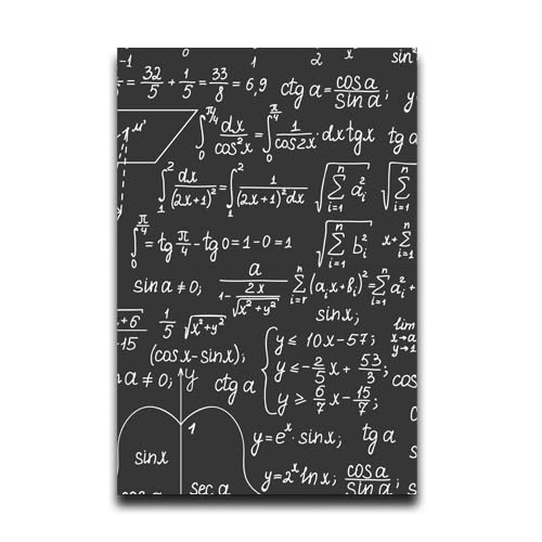 Linxpsir Physics Formulas Custom Poster Personalized Your Photo Wall Art Poster for Living Room Bedroom 12" x 16"