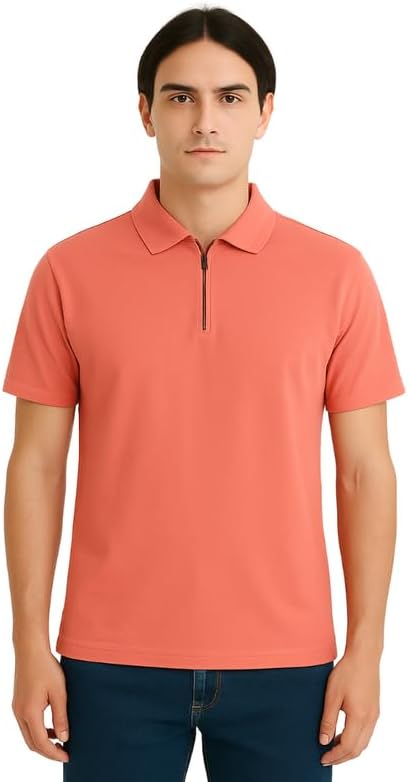 - Sap Matty Polyester Front Zipper T-Shirt
