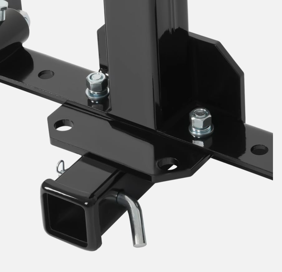 3 Point Receiver Trailer Hitch Attachment for Cat 1 Tractor Tow Drawbar Adapter