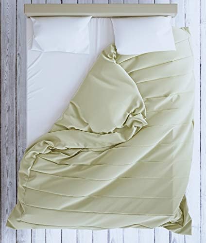 Floppy Ears Design Waterproof Breathable Duvet Comforter Cover Protector, Full/Queen Size, 90” W x 86” L, White