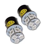 TuningPros LEDRS-1156-YS9 Rear Signal LED Light Bulbs 1156, 9 SMD LED Yellow 2-pc Set