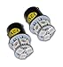 TuningPros LEDFS-1157-AS9 Front Signal LED Light Bulbs 1157, 9 SMD LED Amber 2-pc Set