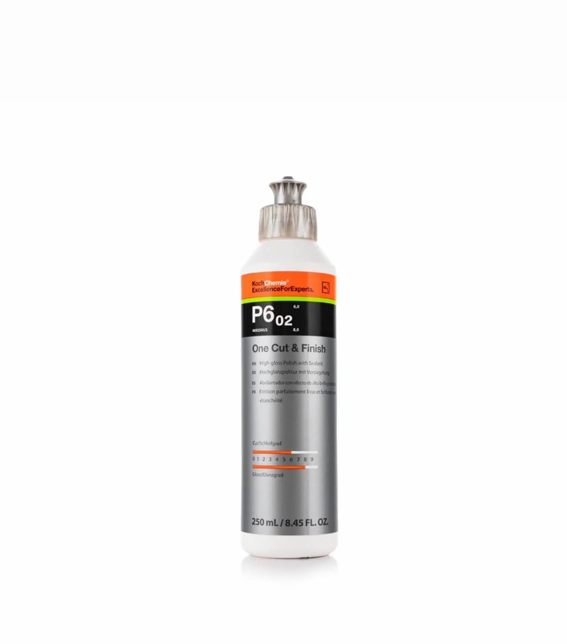 Koch Chemie P6.02 One-Piece - Kit per verniciatura e lucidatura, 250 ml, per lavori di verniciatura e lucidatura facili e veloci