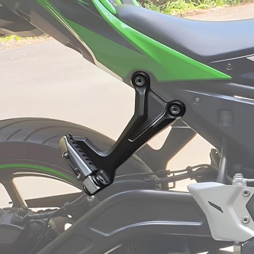 TCMT Motorrad Fußrasten Set für Beifahrer hinten Fußstützen Passend für Kawasaki Ninja 650 Z650 2017-2024