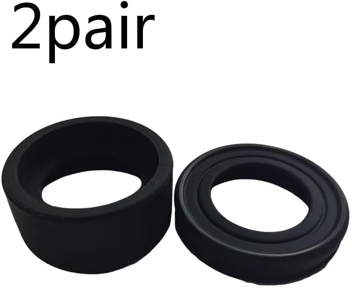 Miniatura 2 de Kit de accesorios para microscopio negro estéreo ocular ocular de goma para diapositivas de microscopio trinocular binocular microscopio