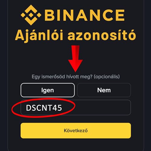 Page de couverture de Binance Ajánlói azonosító: DSCNT45 — (Legjobb kedvezmény)