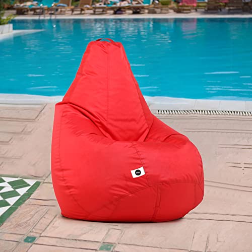 Image of Amazon Brand - Umi. Classic All Weather /Outdoor Bean Bag Cover (Without Beans) Red, Size- XXXL