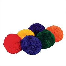 SpectrumTM Fleece Balls, 4" Set of 6
